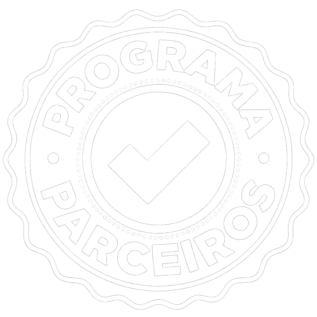 Selo Programa Parceiros GTX100 branco
